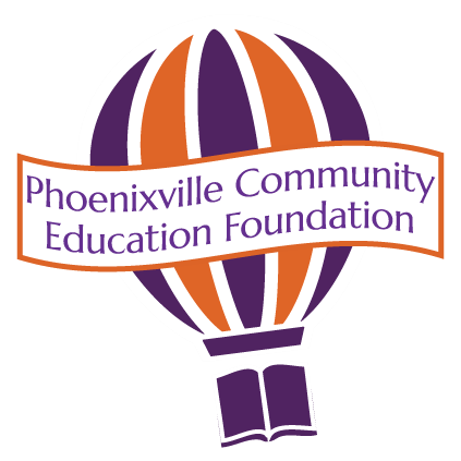 PCEF logo with balloon